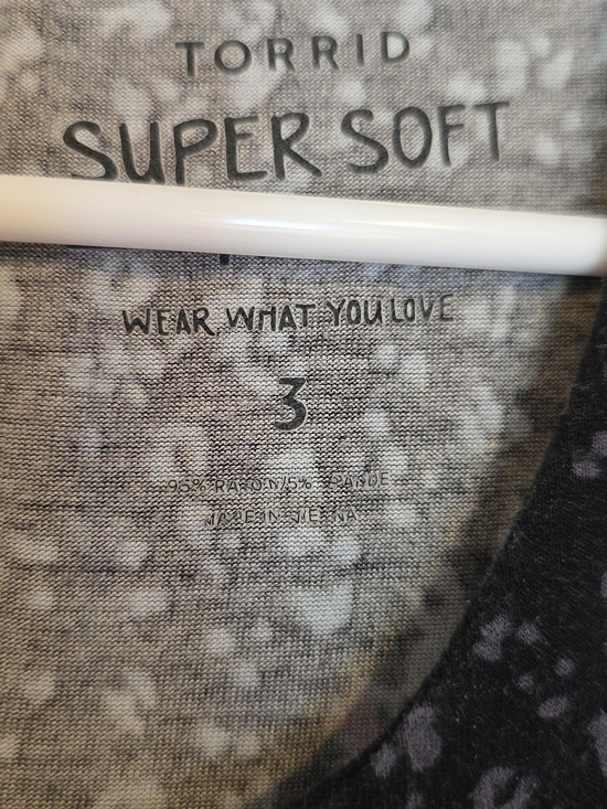 Baby Doll Tunic Top Rose/leopard Print - Picture 2 of 5